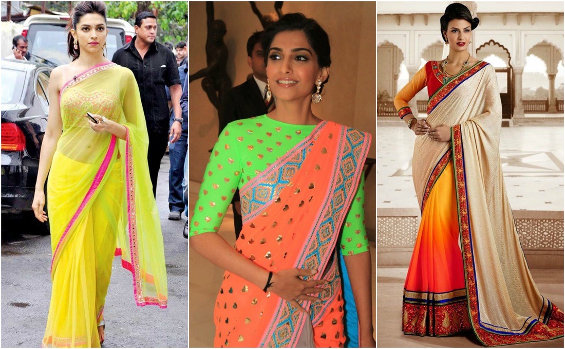 3 SAREE STYLES TO LOOK LIKE A BOLLYWOOD DIVA - Shop Indian Designer ...